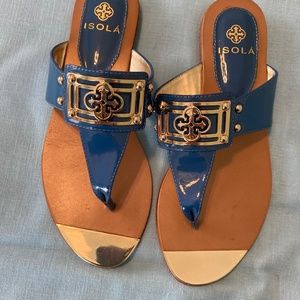Isola Blue Sandals  - Like New